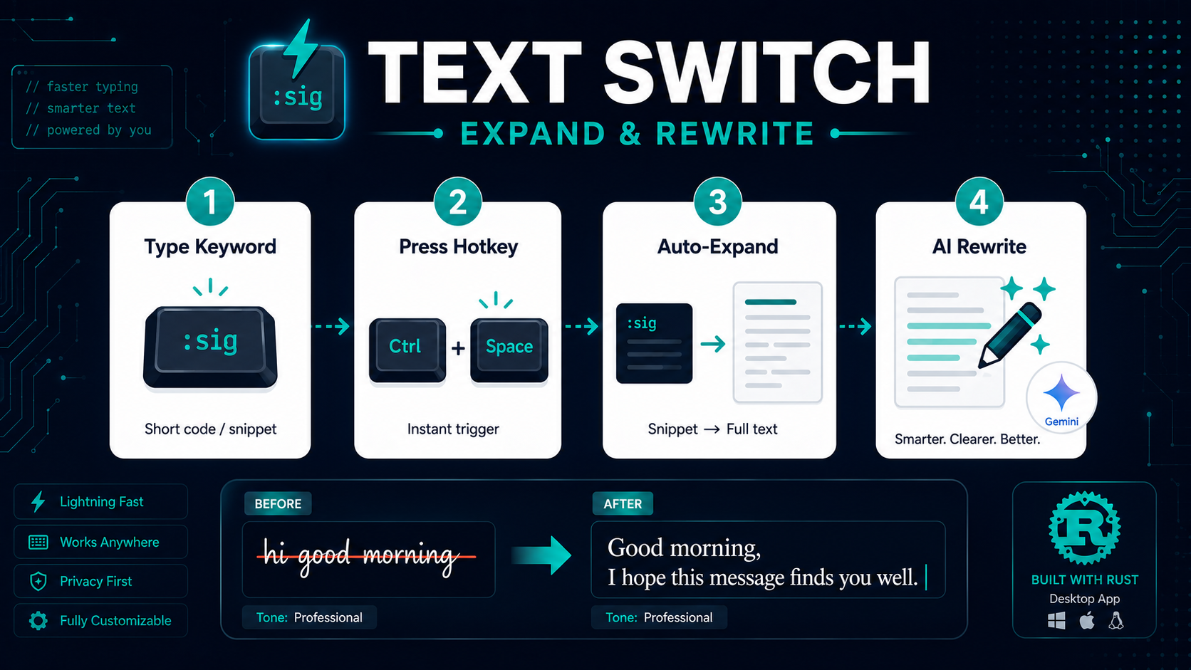 Text Switch